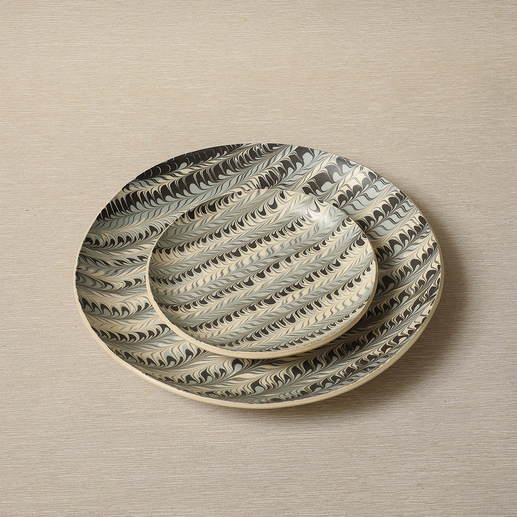 Side plate Pebble feather