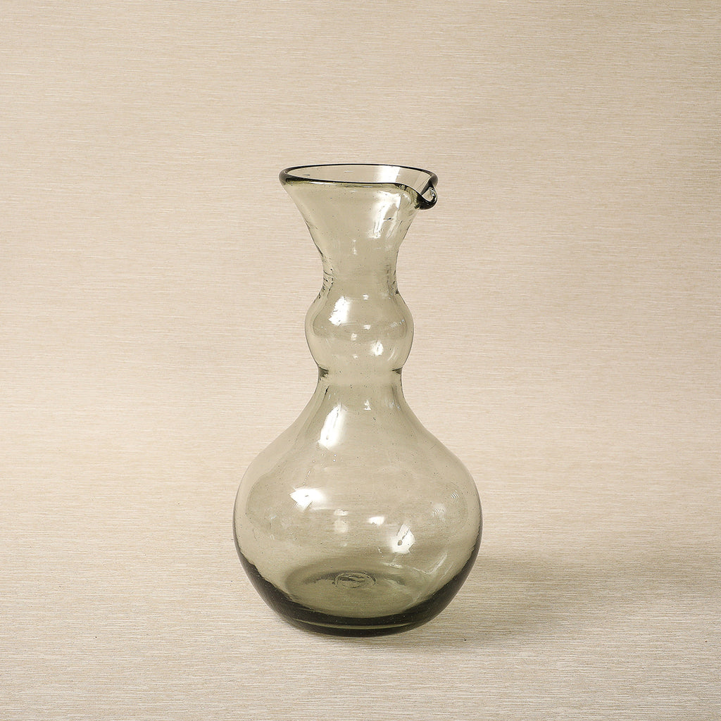 Siringa recycled glass carafe