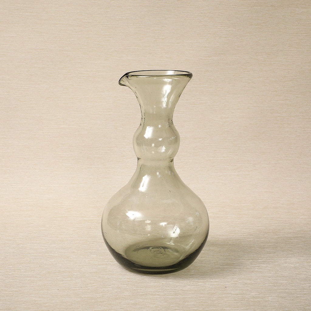 Siringa recycled glass carafe