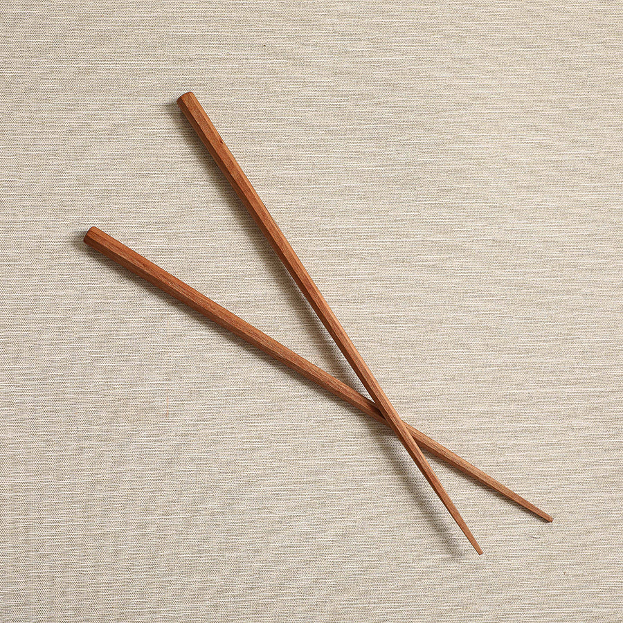 Wooden chopsticks in mandarin