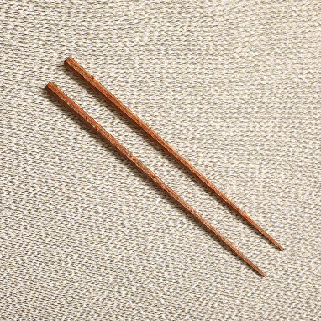 Wooden chopsticks in mandarin