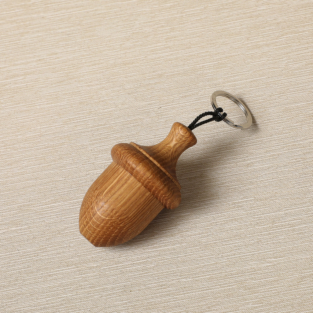 Oak acorn key chain