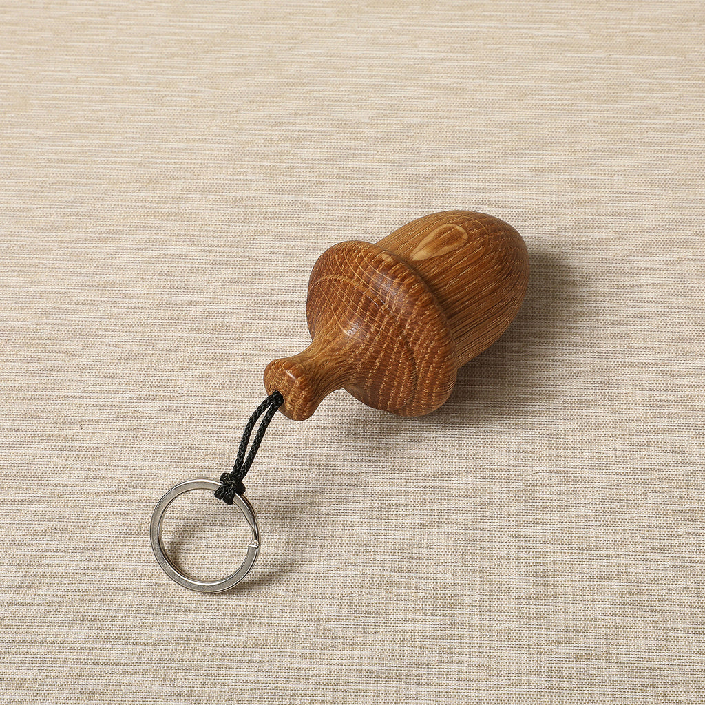 Oak acorn key chain