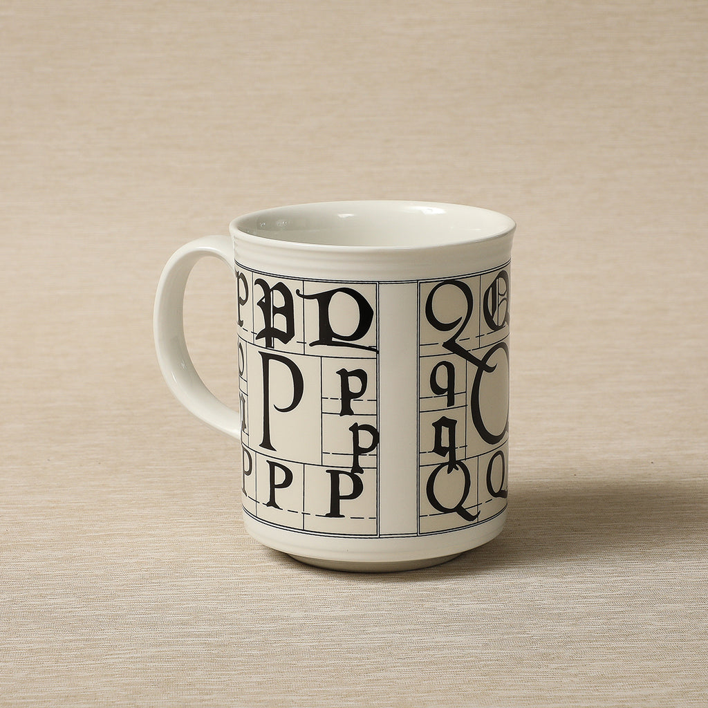 Mug Lettering Design Calligraphy Alphabet Mugs | Copper Beech