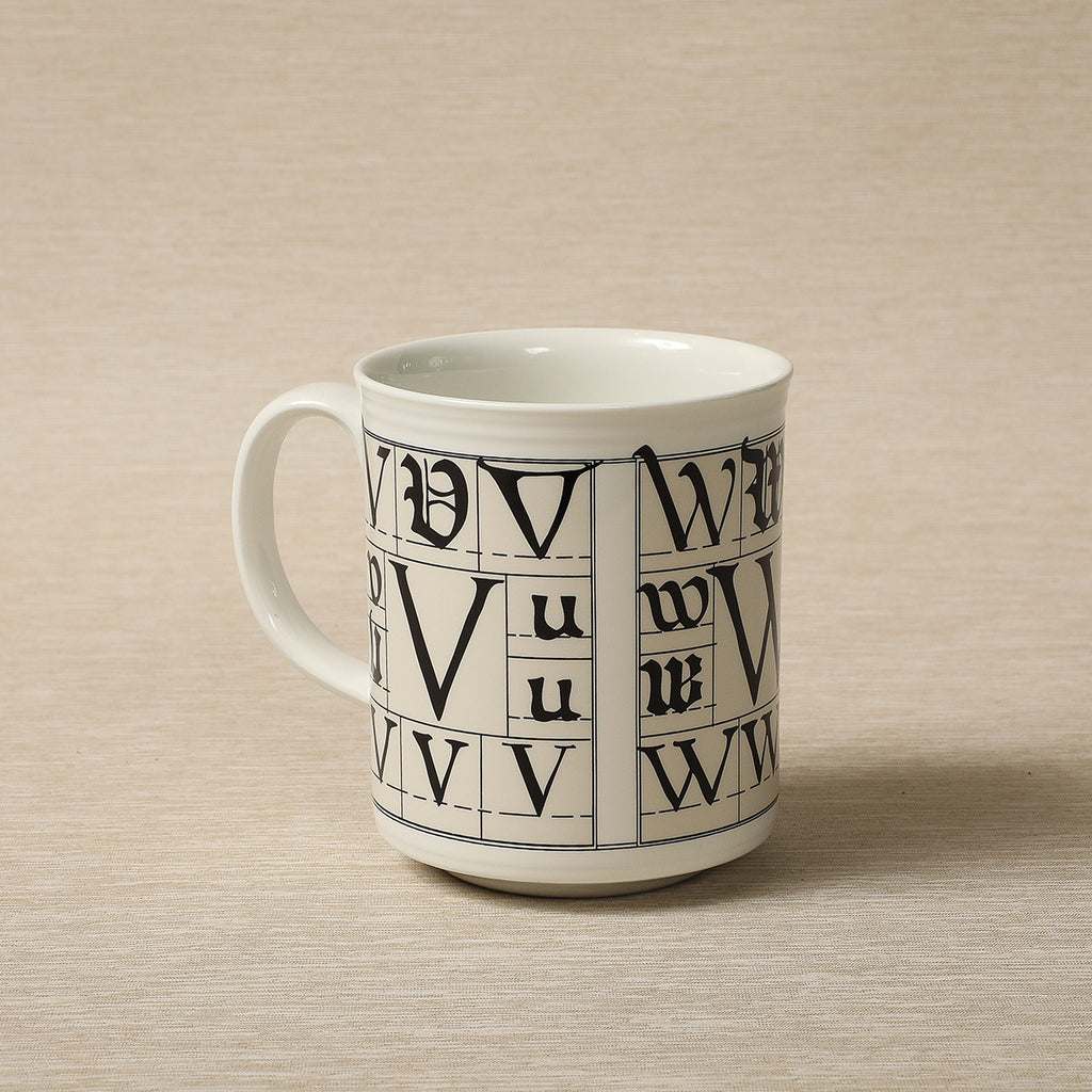 Mug Lettering Design Calligraphy Alphabet Mugs | Copper Beech