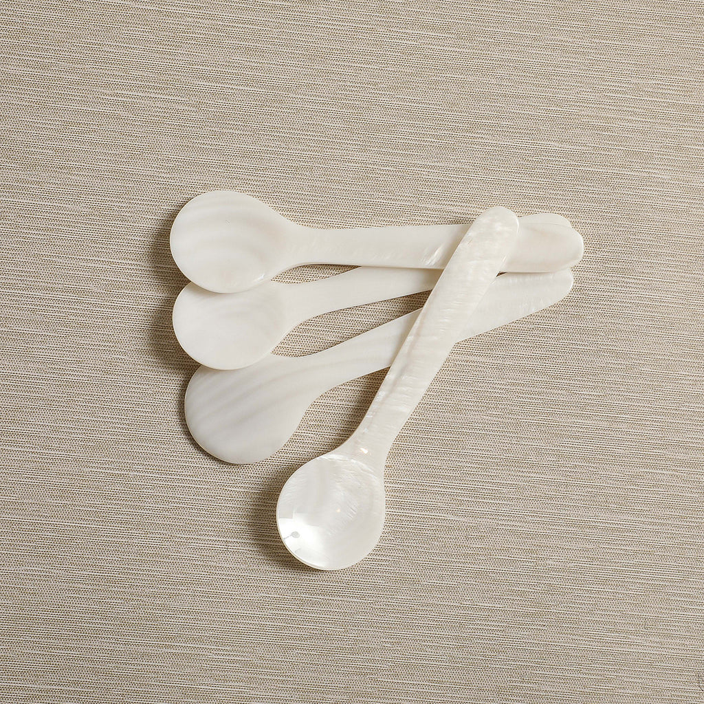Shell spoon, set of 4