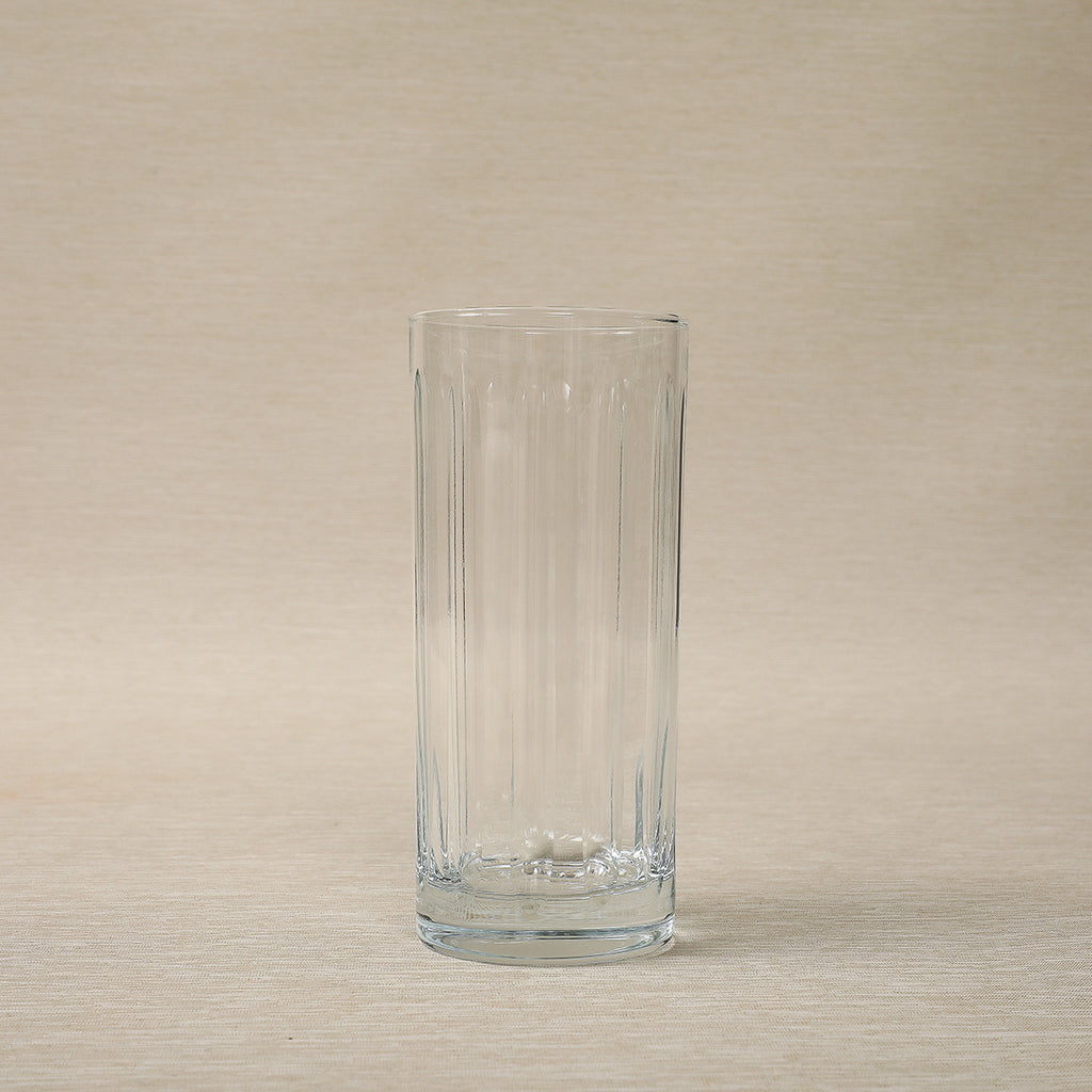 Oval cut clear glassware