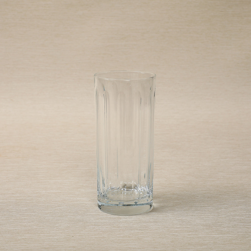 Oval cut clear glassware