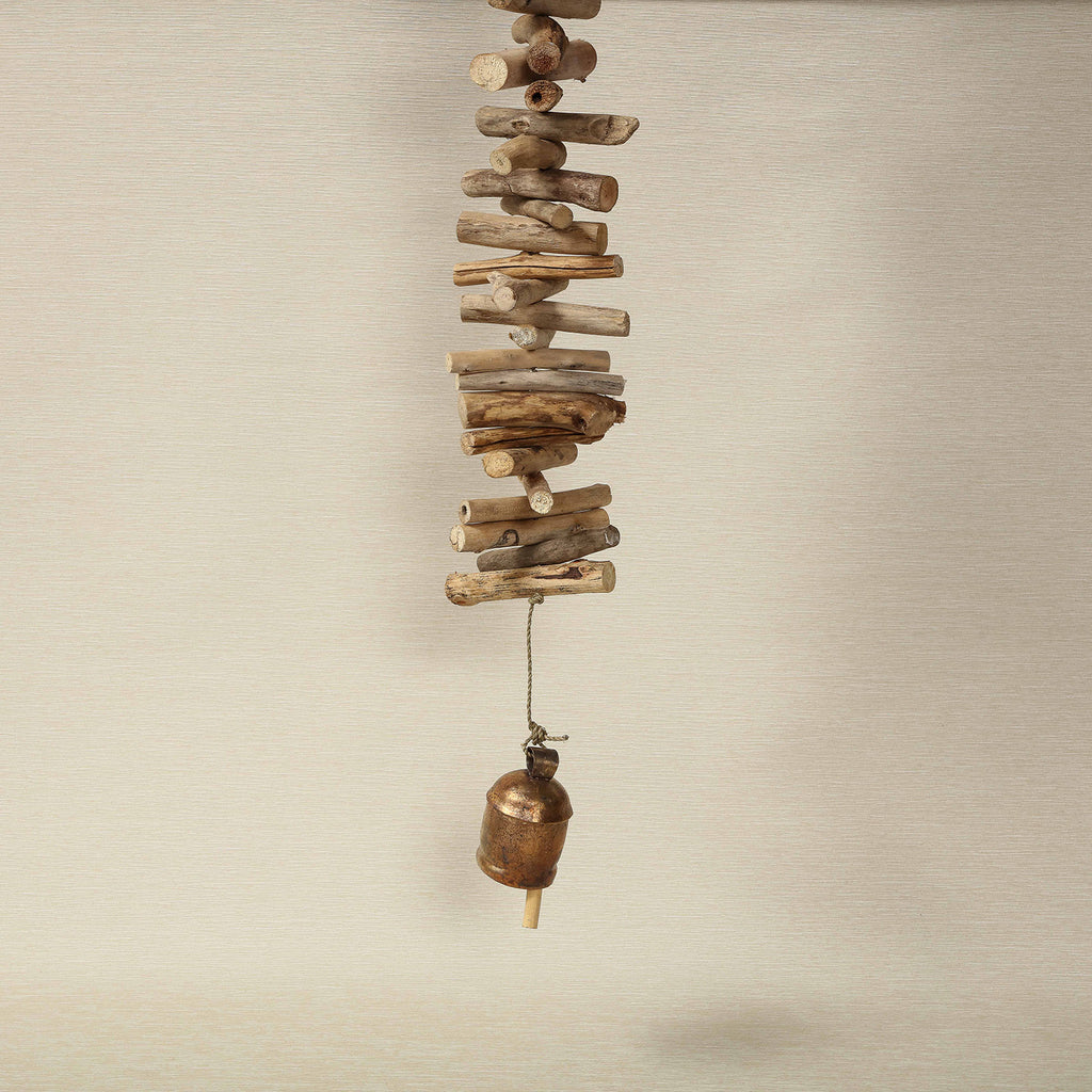 48" Driftwood strand with bell