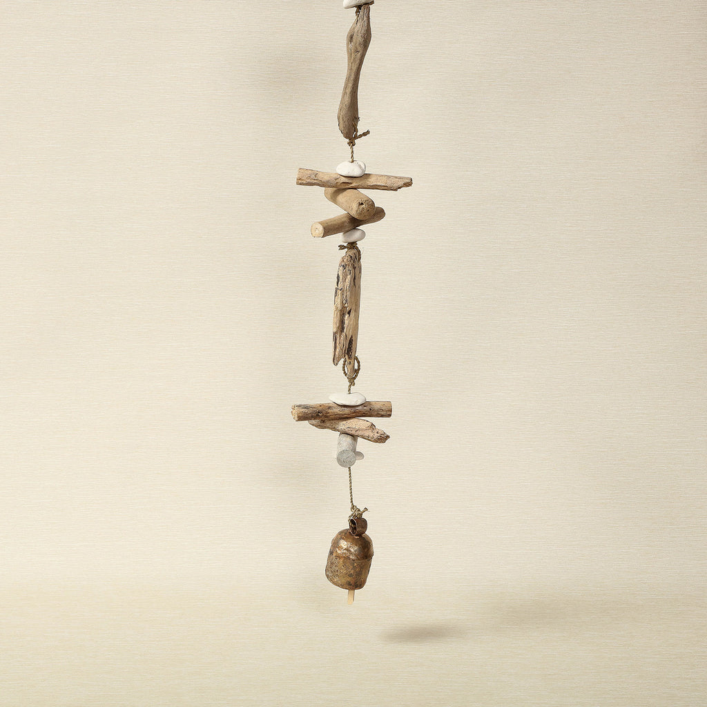 Driftwood Strand With Bead & Bell