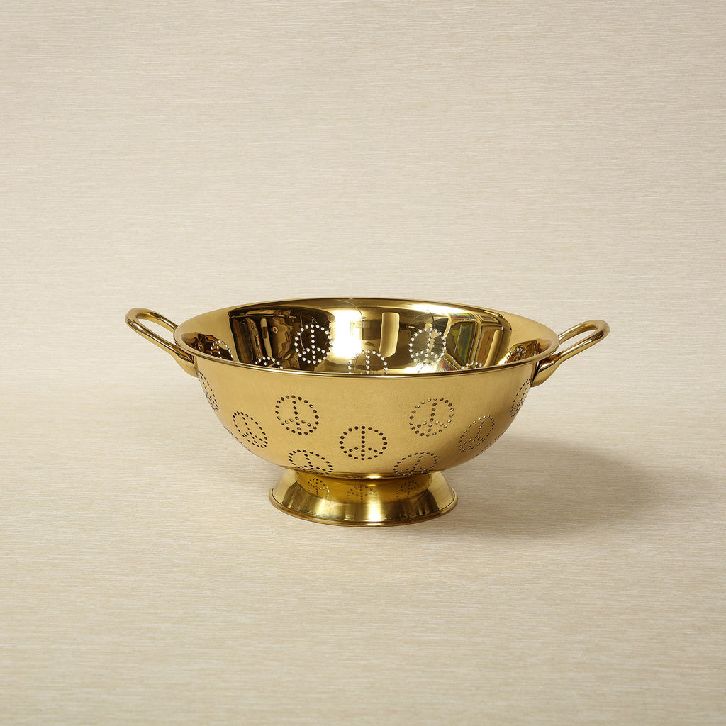 Brass Peace Colander