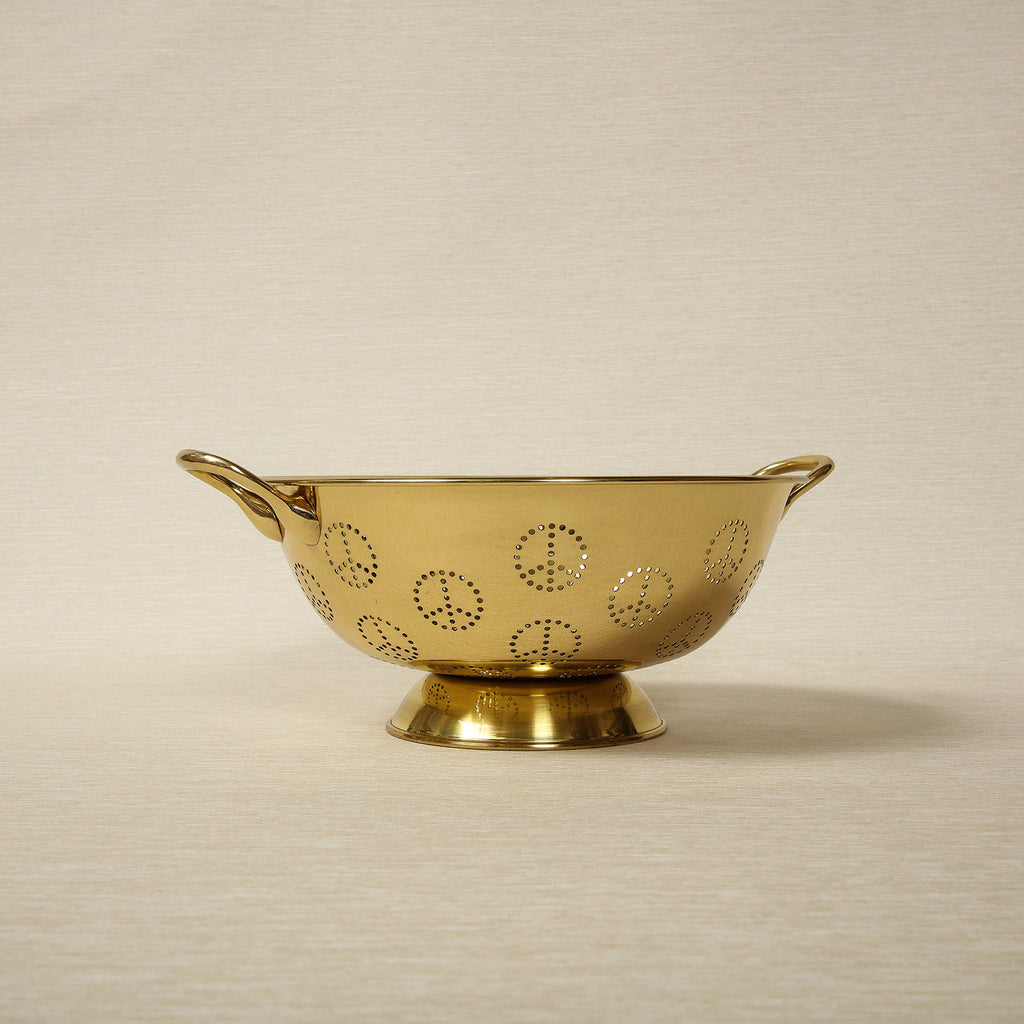 Brass Peace Colander