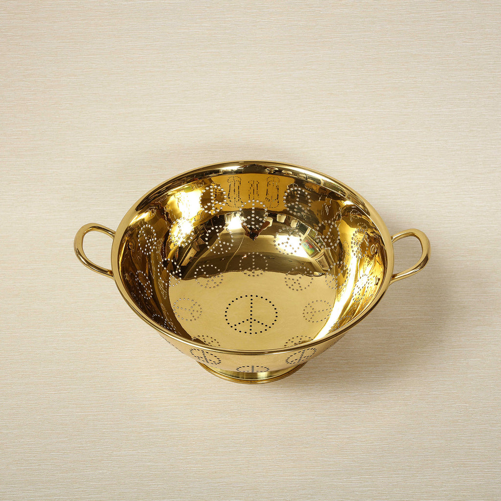 Brass Peace Colander