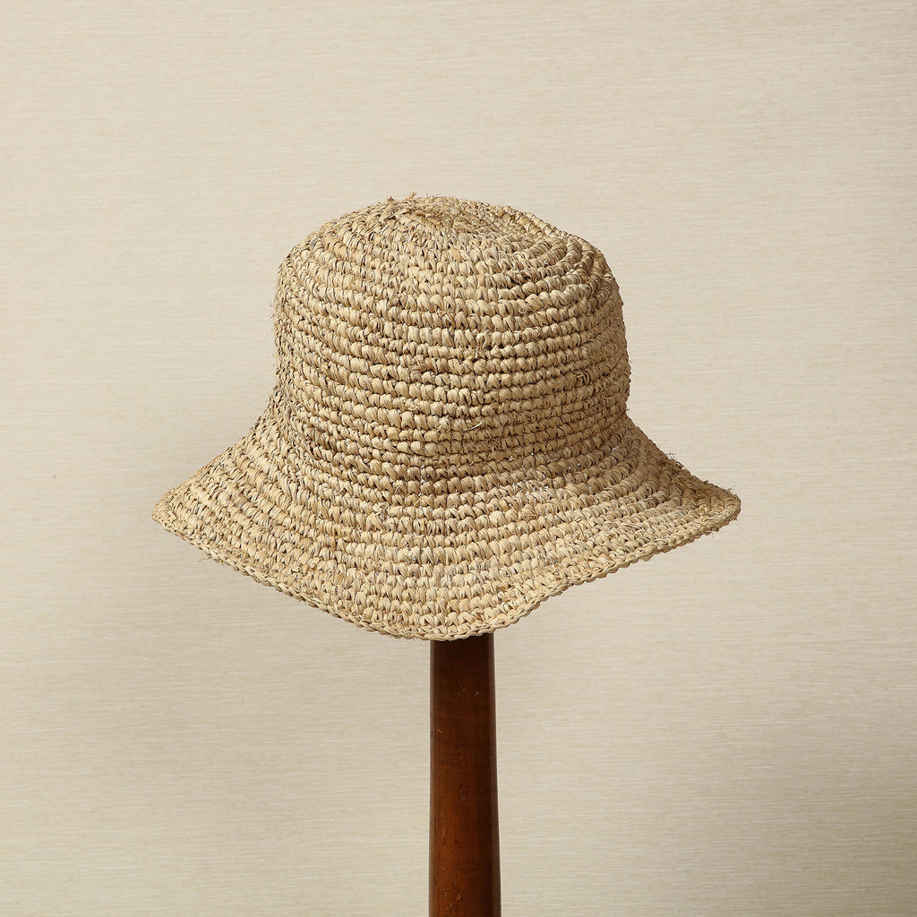 Handwoven Palm bucket hat