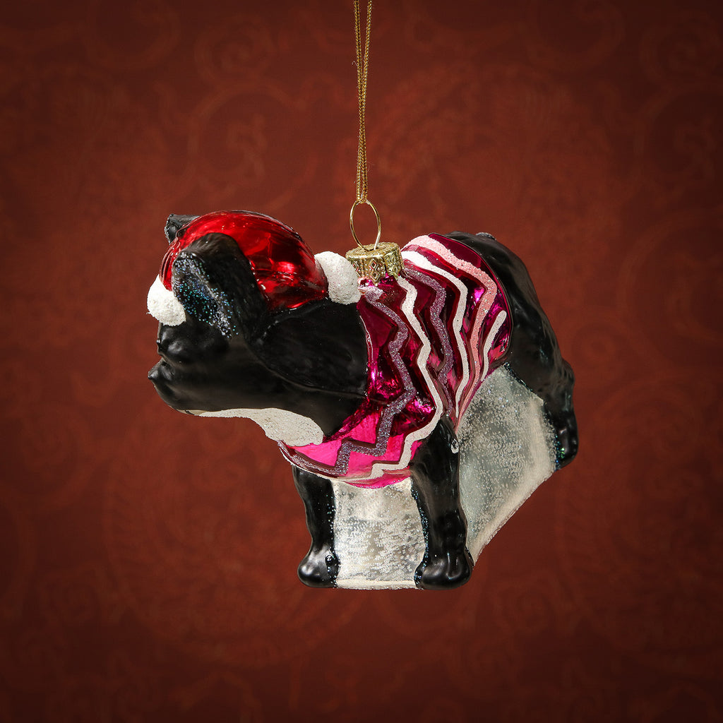 Assorted Bundled Up Dog Ornament