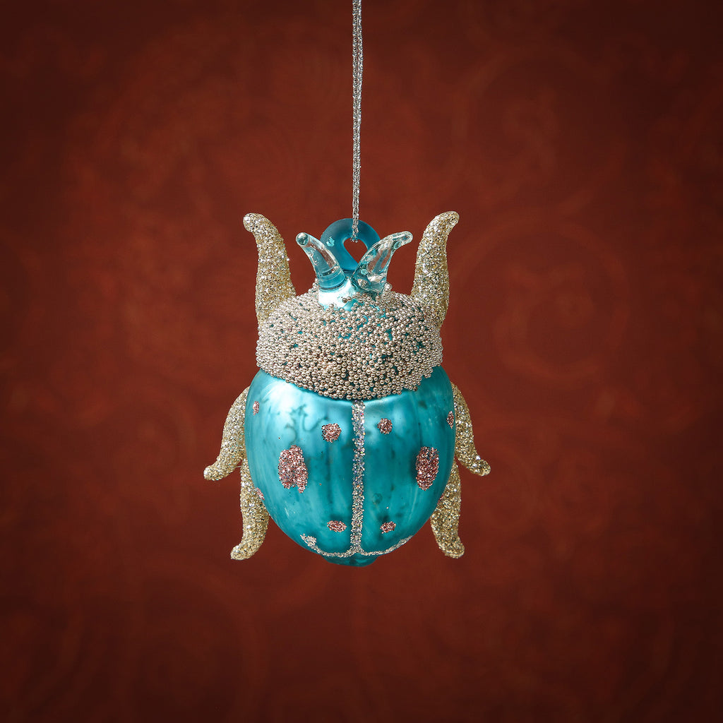 Assorted Pastel Beetle Ornament