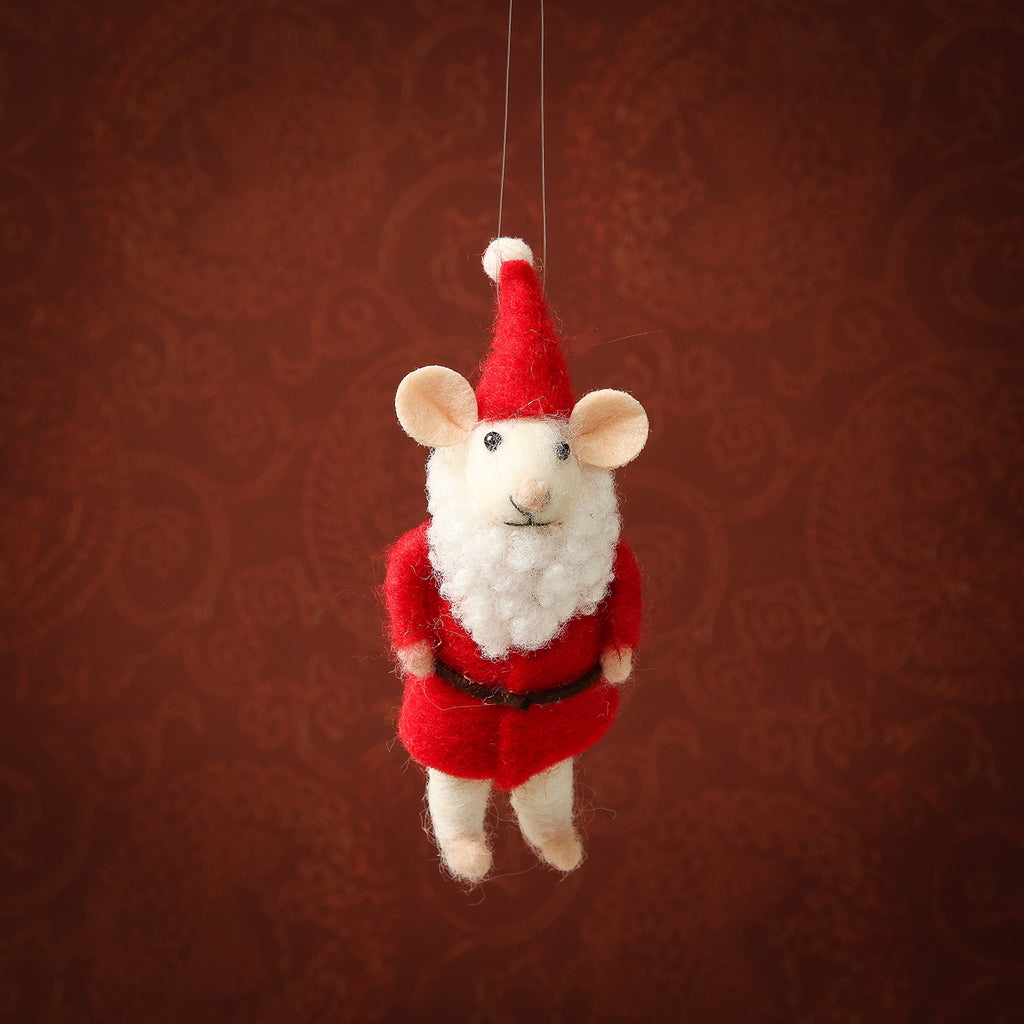 Assorted Merry Xmas Mr Mouse Ornament