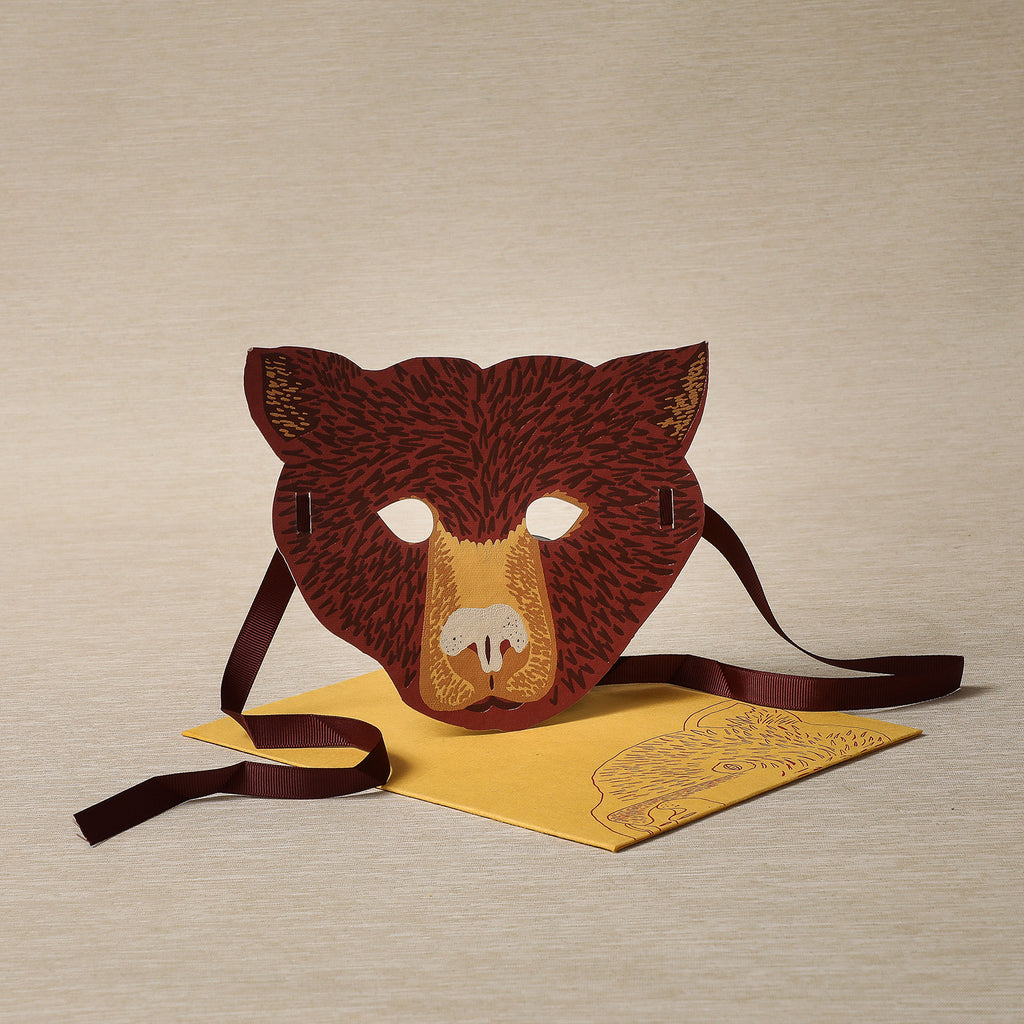 Animal Mask Greeting card