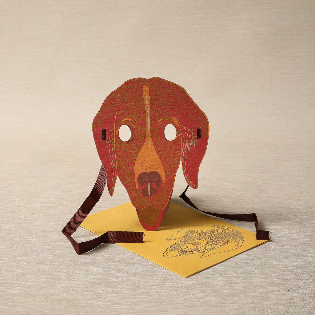 Animal Mask Greeting card