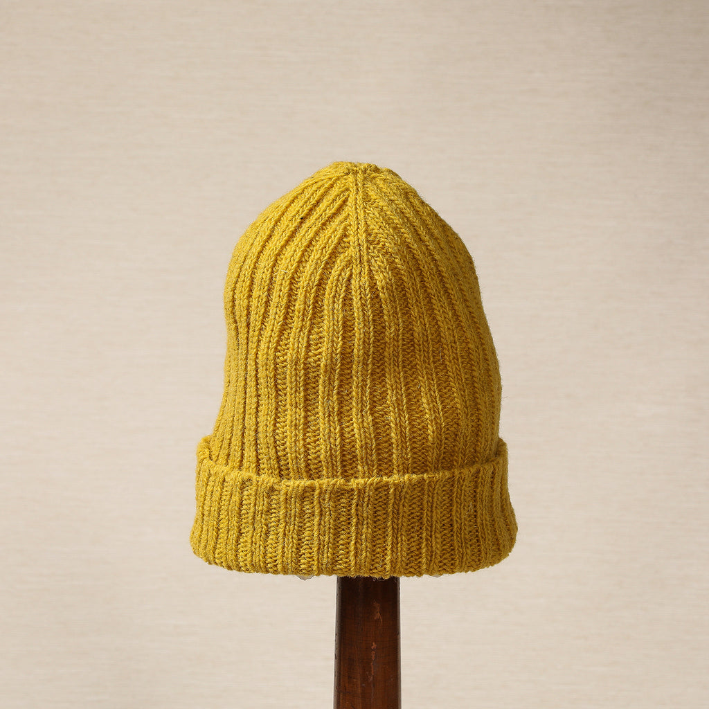 Simple rib knit hat