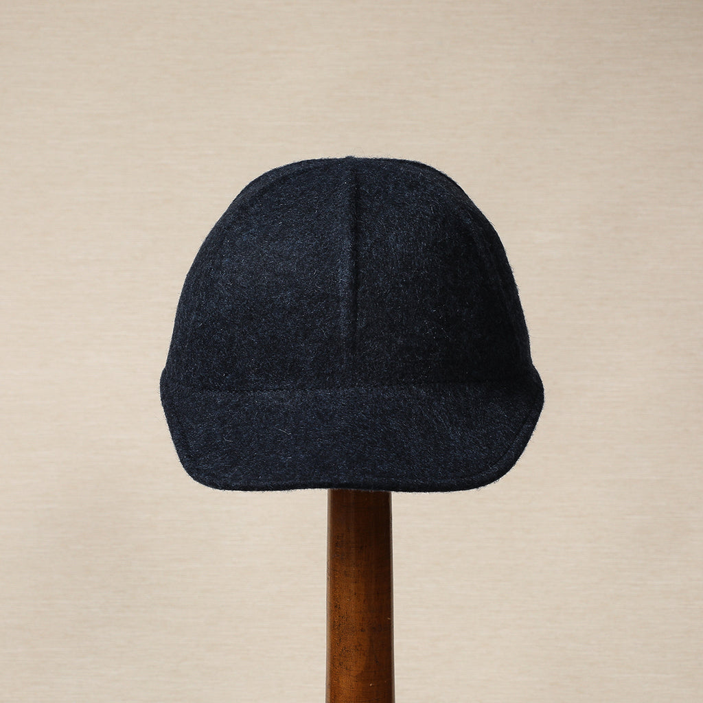 Felted wool baseball cap