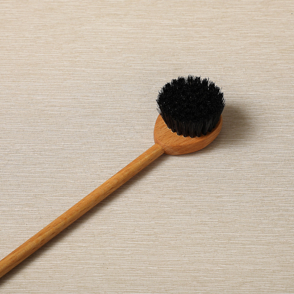 Back scratcher brush black bristles