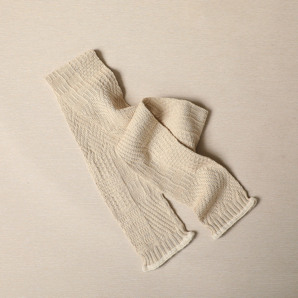 Organic cotton and yak wool stole