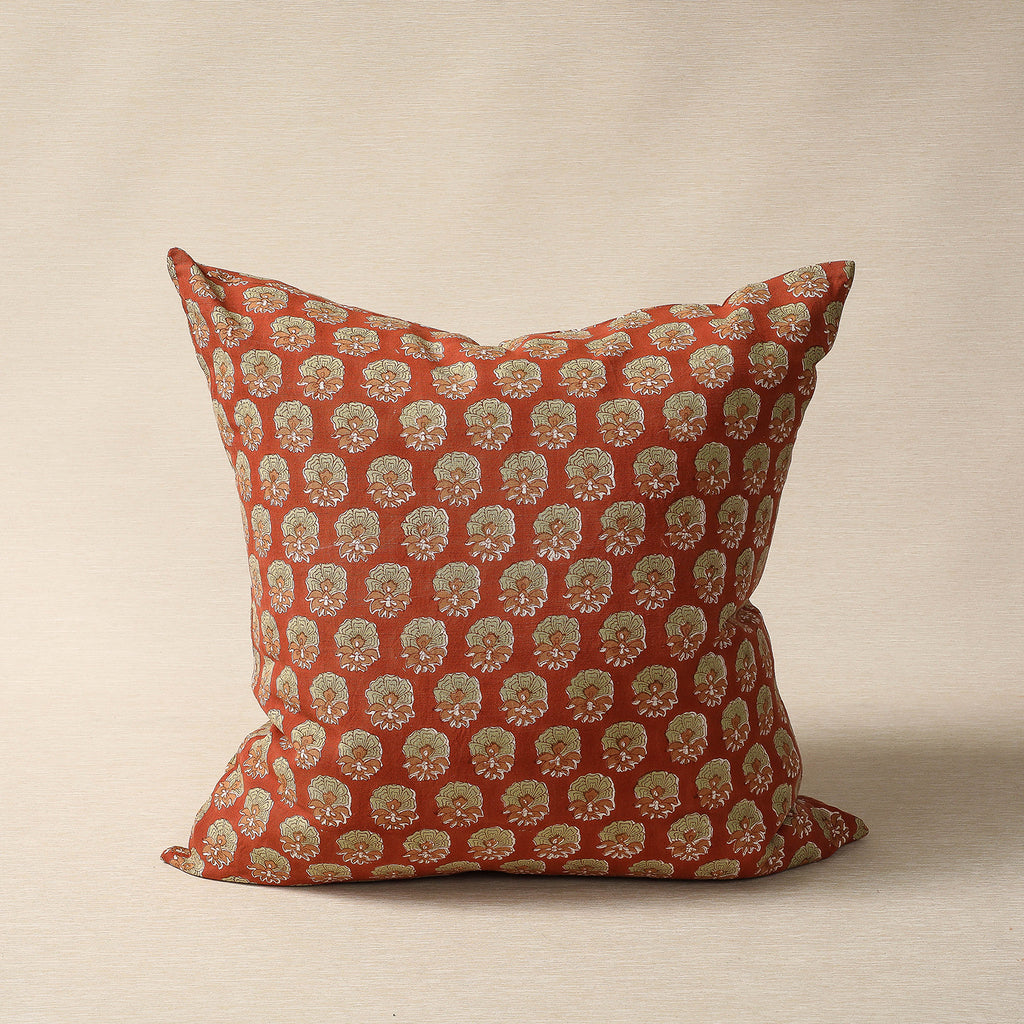 Veda block print pillow