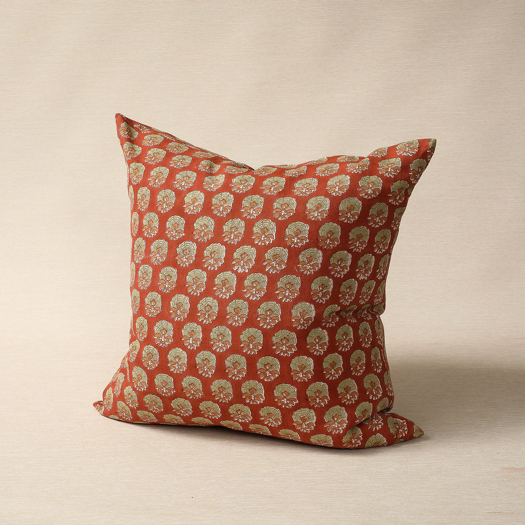 Veda block print pillow