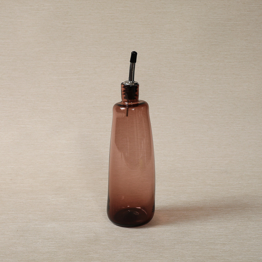 Glass oil cruet