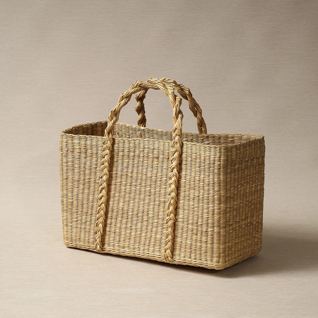 Rectangular Junco tote basket