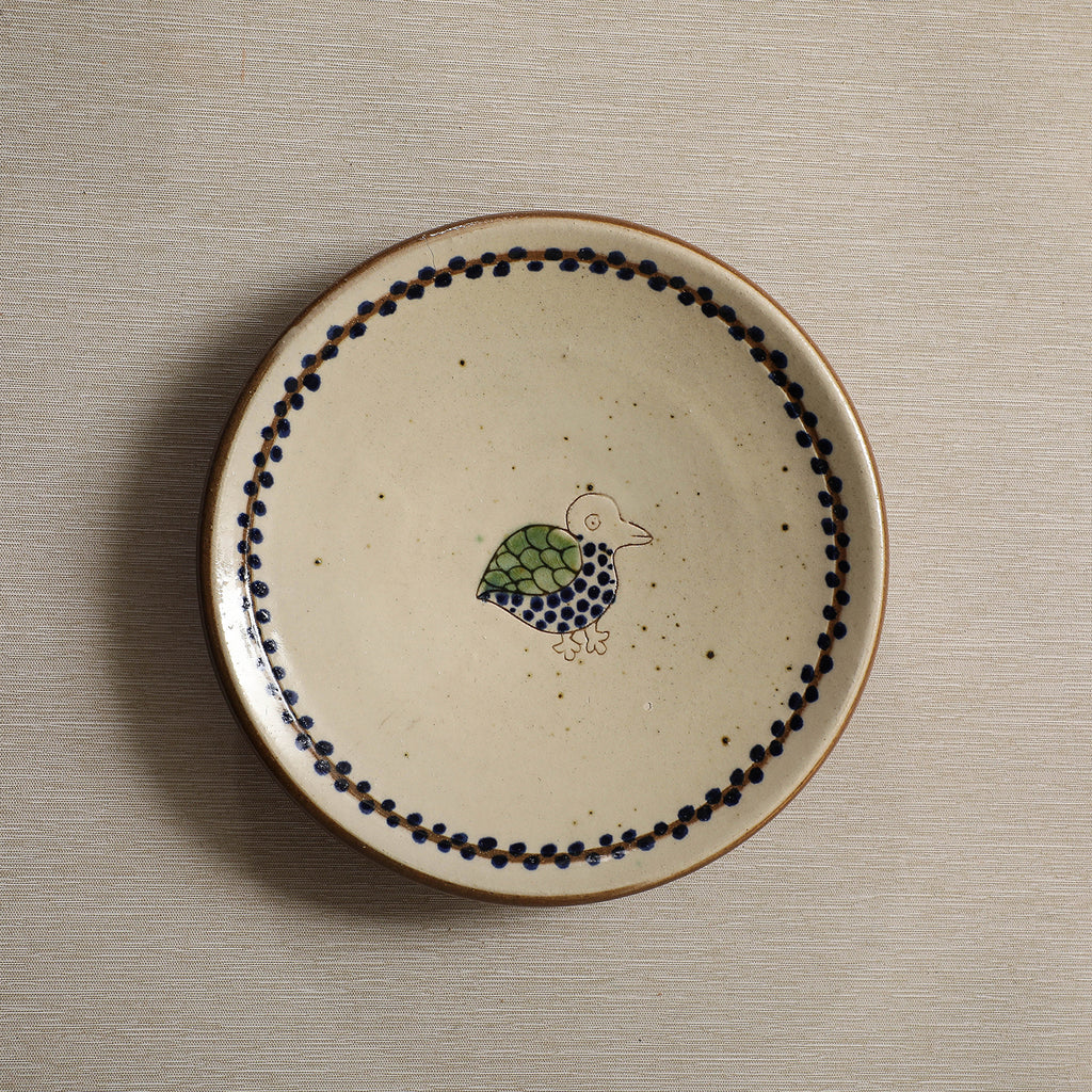 Dessert plate with animal