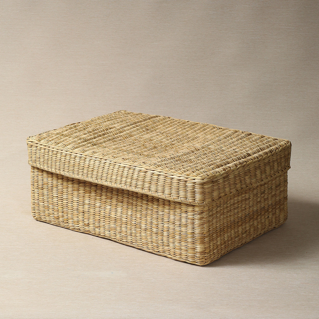 Rectangular lidded Junco fiber box