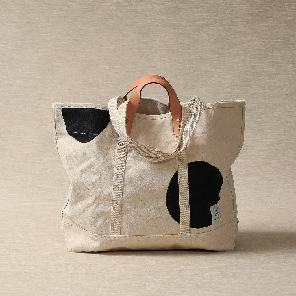 Large East West Canvas Tote