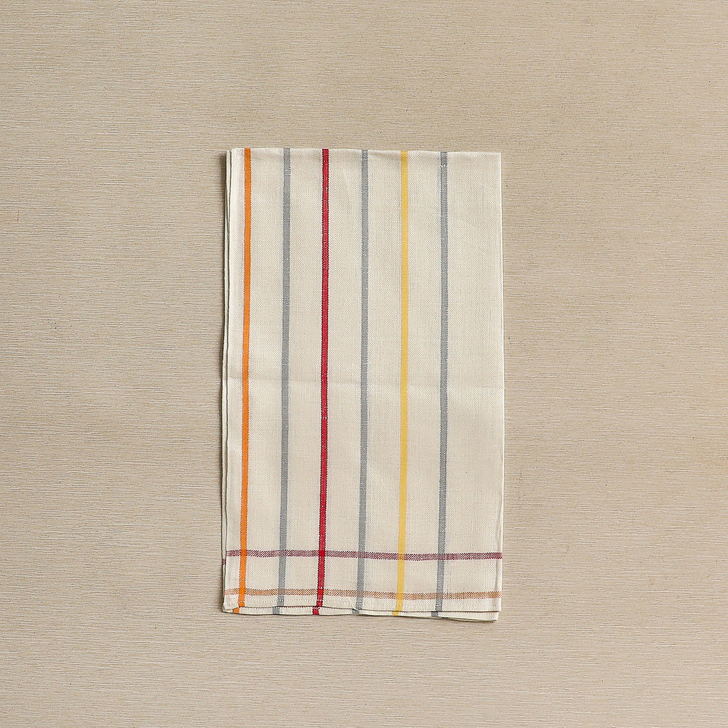 Striped Irish linen tea towels