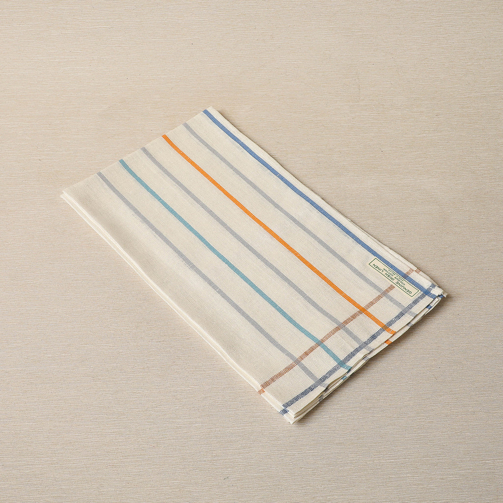 Striped Irish linen tea towels