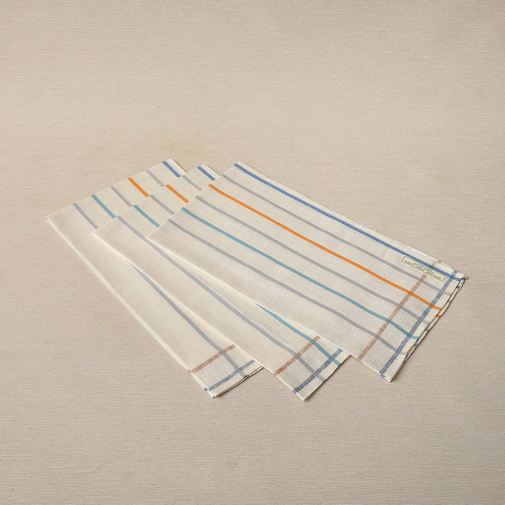 Striped Irish linen tea towels
