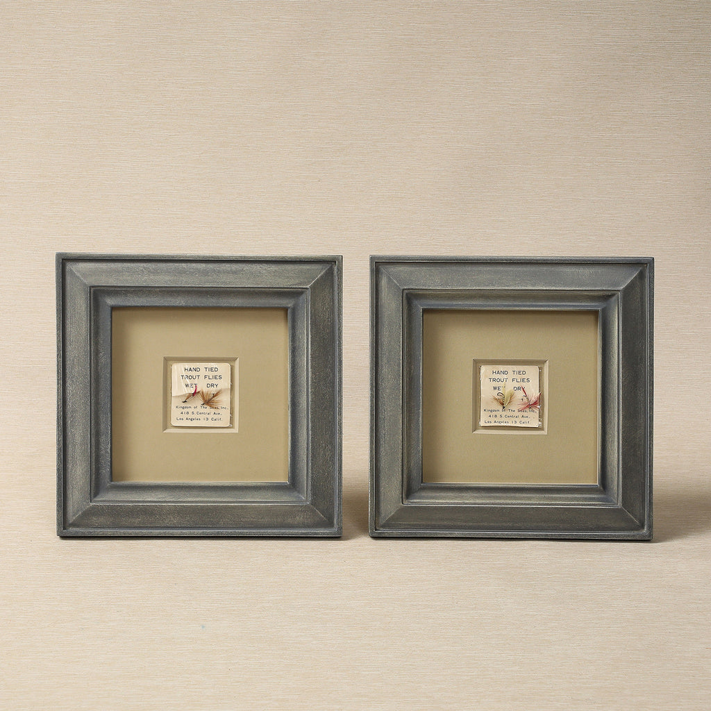 Framed Hand Tied Trout Flies