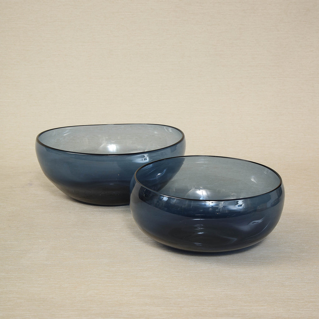 Handmade midnight blue bowls