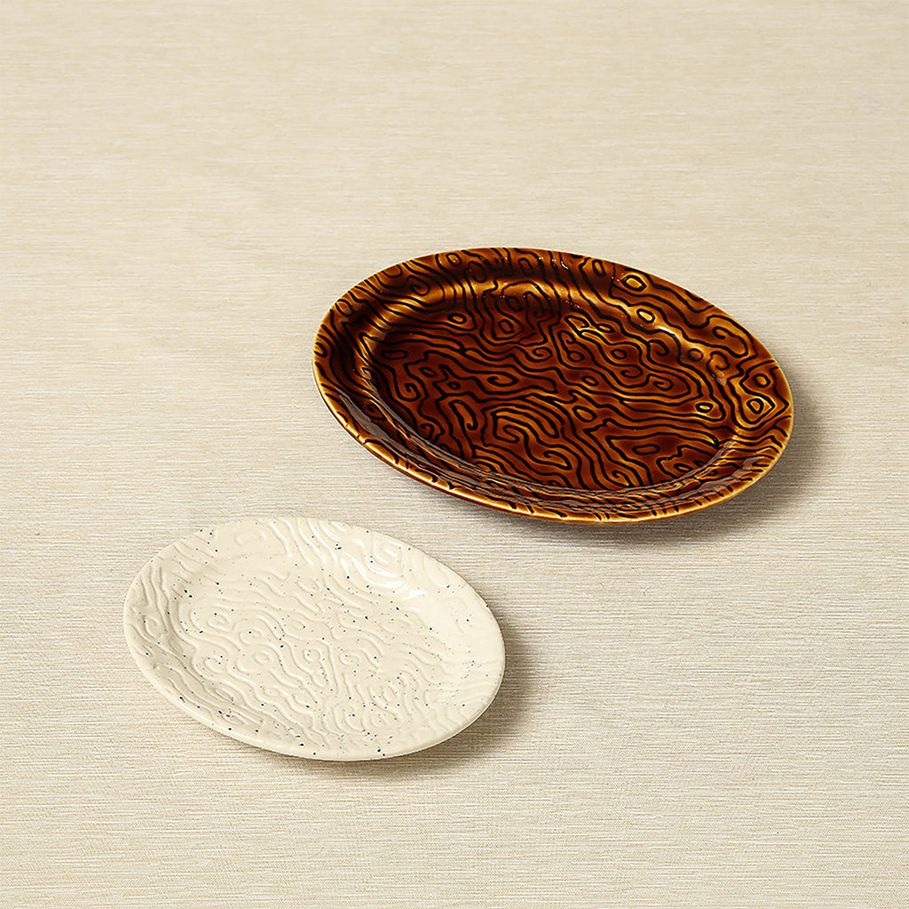 Chesa Small Oval Plate in shell