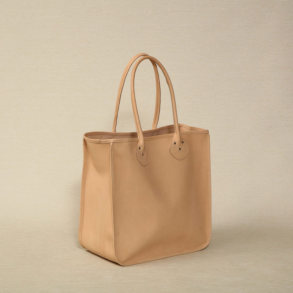 Aero Structured Tote in Natural