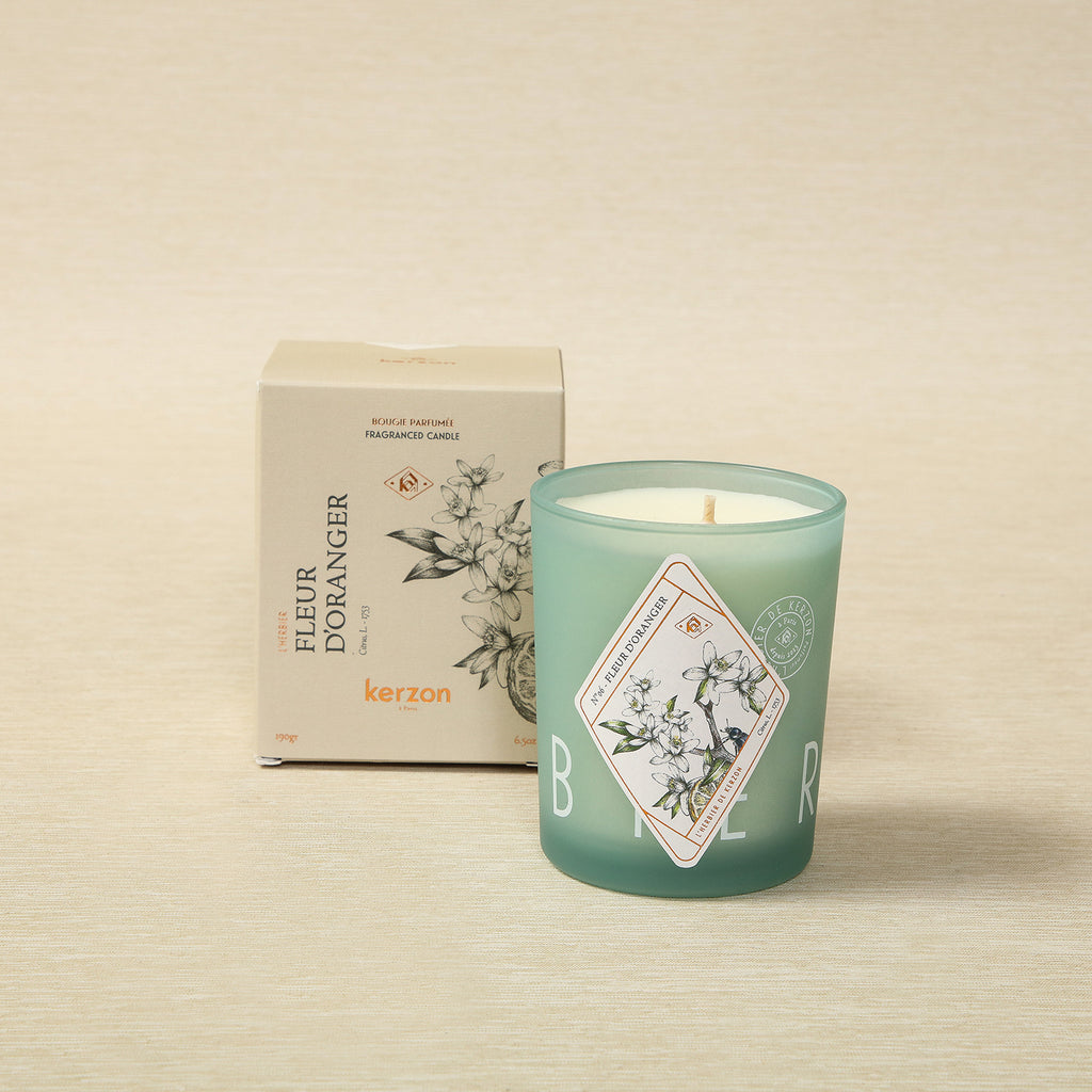 Orange Flower Scented Candle