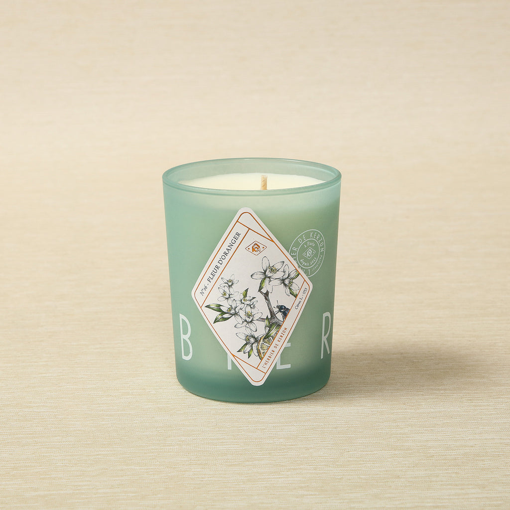 Orange Flower Scented Candle