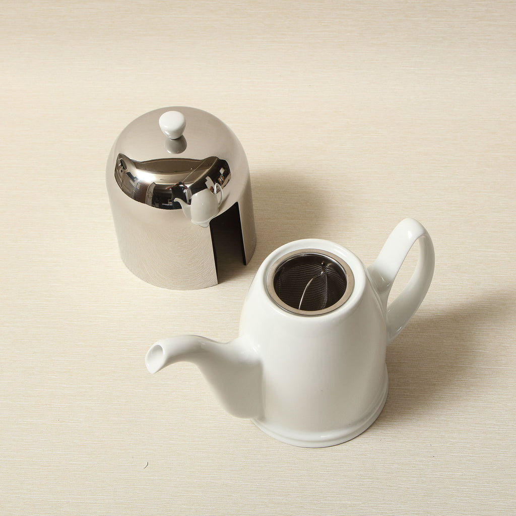 Salam white teapot, 6 cups