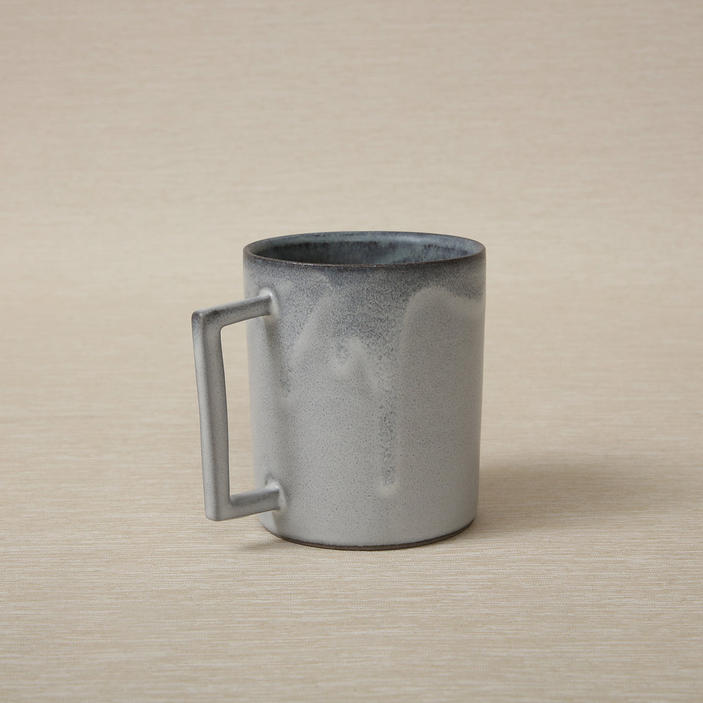 Straight Sided Mug with Square Handle