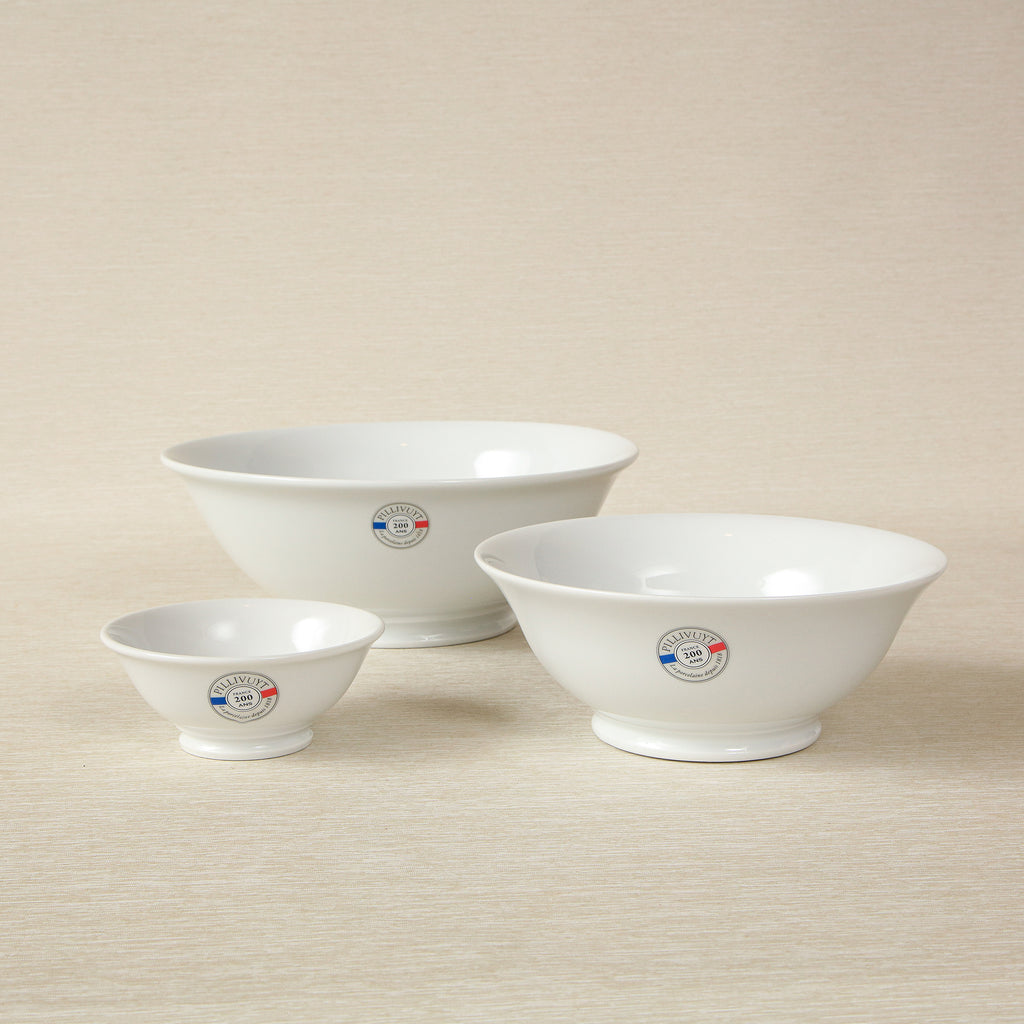French porcelain footed bowls