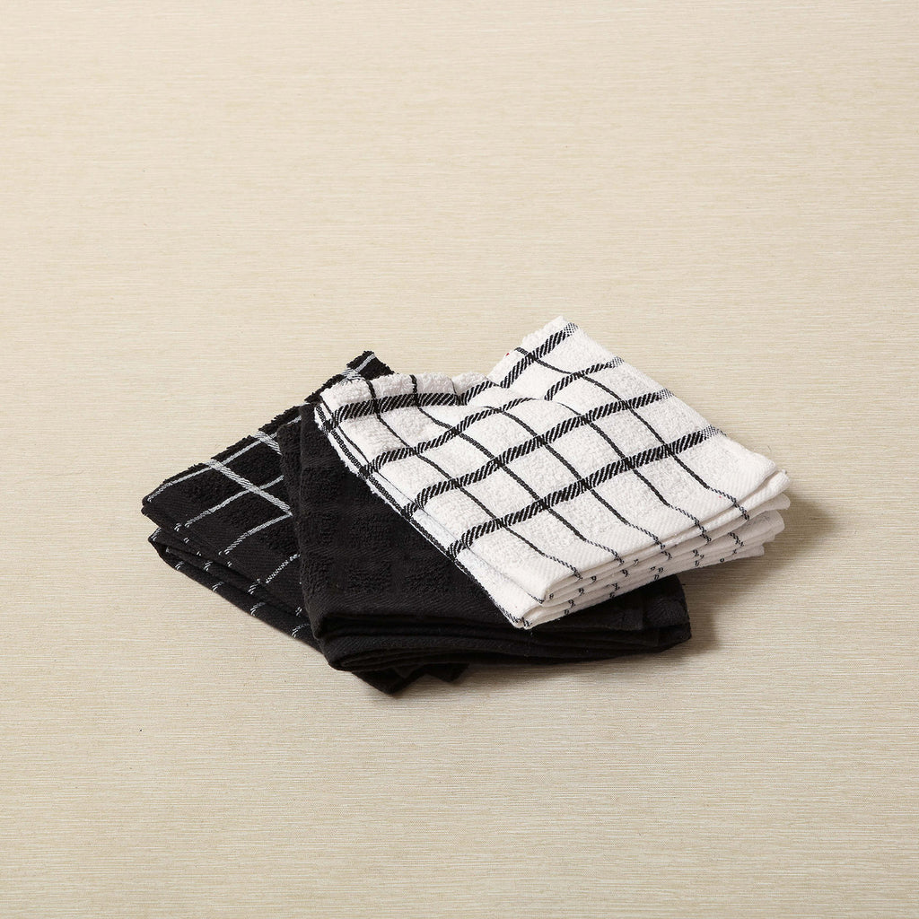 Six pack cotton terry dish cloths