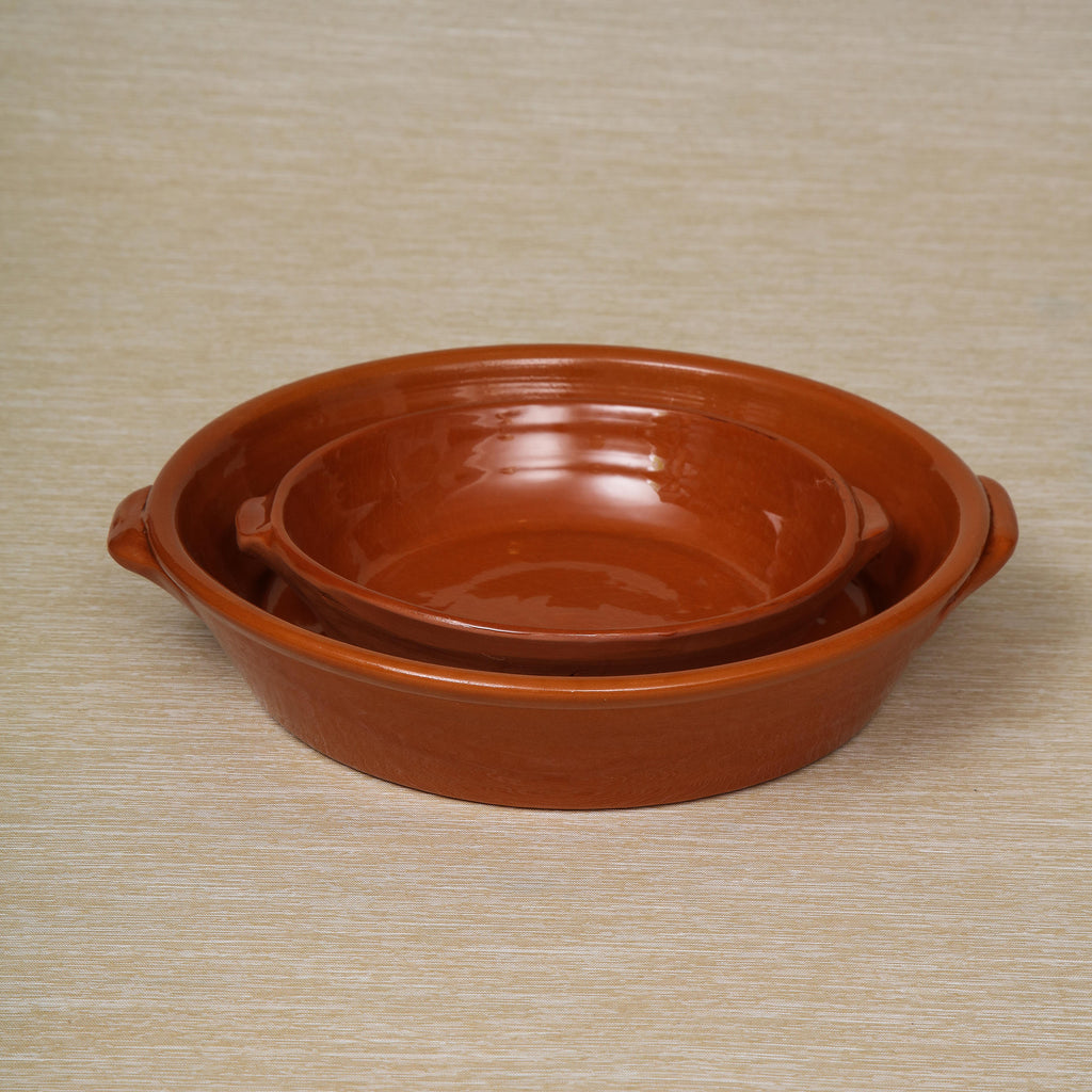 Large Terra Cotta round baking dish