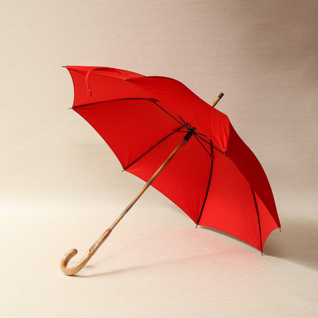 Red cotton umbrella