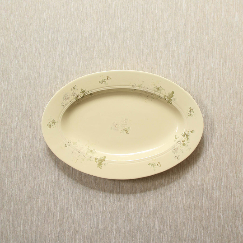 Clair Floral Oval Platter